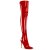 Pleaser COURTLY-3012 Overknee Boots Patent Red EU-36 / US-6