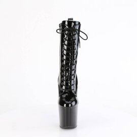 Pleaser CRAZE-1040 Plateau Ankle Boots Patent Black EU-37...