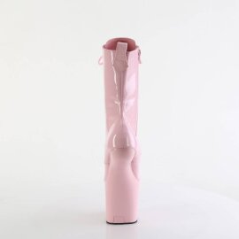 Pleaser CRAZE-1040 Plateau Ankle Boots Patent Light Pink EU-36 / US-6