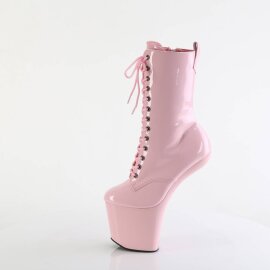 Pleaser CRAZE-1040 Plateau Ankle Boots Patent Light Pink EU-37 / US-7