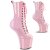 Pleaser CRAZE-1040 Plateau Ankle Boots Patent Light Pink EU-39 / US-9