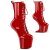 Pleaser CRAZE-1040 Plateau Ankle Boots Patent Red EU-37 / US-7