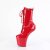 Pleaser CRAZE-1040 Plateau Ankle Boots Patent Red EU-37 / US-7
