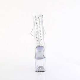 Pleaser CRAZE-1040C Plateau Ankle Boots Transparent EU-37 / US-7
