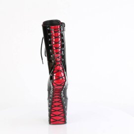 Pleaser CRAZE-1040FH Plateau Ankle Boots Patent Black EU-38 / US-8