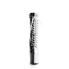 Pleaser CRAZE-1040TT Plateau Ankle Boots Patent Black...