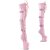 Pleaser CRAZE-3028 Plateau Overknee Boots Patent Light Pink EU-38 / US-8