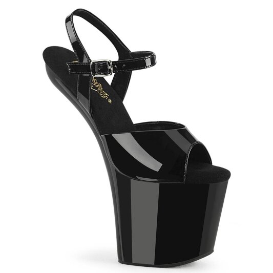 Pleaser CRAZE-809 Plateau Sandalettes Patent Black EU-37 / US-7