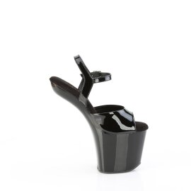 Pleaser CRAZE-809 Plateau Sandalettes Patent Black EU-37 / US-7