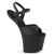 Pleaser CRAZE-809 Plateau Sandalettes Faux Leather Black EU-40 / US-10