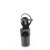 Pleaser CRAZE-809 Plateau Sandalettes Faux Leather Black EU-38 / US-8
