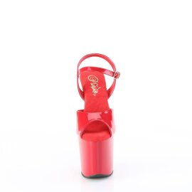Pleaser CRAZE-809 Plateau Sandalettes Patent Red EU-38 /...