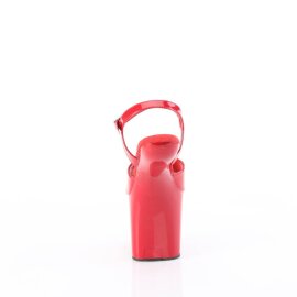 Pleaser CRAZE-809 Plateau Sandalettes Patent Red EU-38 / US-8