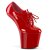 Pleaser CRAZE-860 Plateau Pumps Patent Red EU-38 / US-8