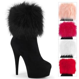 Pleaser DELIGHT-1000 Plateau Ankle Boots Faux Suede EU-35...