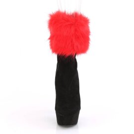 Pleaser DELIGHT-1000 Plateau Ankle Boots Faux Suede EU-35...