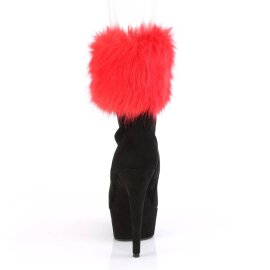 Pleaser DELIGHT-1000 Plateau Ankle Boots Faux Suede EU-35 / US-5