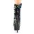 Pleaser DELIGHT-1004 Plateau Ankle Boots Sequins Blue EU-36 / US-6