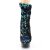 Pleaser DELIGHT-1004 Plateau Ankle Boots Sequins Green EU-35 / US-5