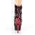 Pleaser DELIGHT-1012 Plateau Ankle Boots Patent Black EU-35 / US-5