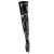 Pleaser DELIGHT-3000BONE Plateau Overknee Boots Patent Black EU-36 / US-6