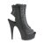 Pleaser DELIGHT-600-18 Plateau Ankle Boots Faux Leather Black EU-37 / US-7