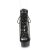 Pleaser DELIGHT-600-33RM Plateau Ankle Boots Faux Suede Rhinestones Black EU-38 / US-8