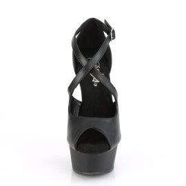 Pleaser DELIGHT-621 Plateau Sandalettes Faux Leather...