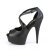 Pleaser DELIGHT-621 Plateau Sandalettes Faux Leather Black EU-35 / US-5