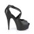Pleaser DELIGHT-621 Plateau Sandalettes Faux Leather Black EU-35 / US-5