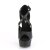 Pleaser DELIGHT-621 Plateau Sandalettes Faux Leather Black EU-38 / US-8