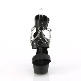 Pleaser DELIGHT-661 Plateau Sandalettes Faux Leather...