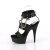 Pleaser DELIGHT-661 Plateau Sandalettes Faux Leather Black EU-36 / US-6