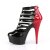 Pleaser DELIGHT-695 Plateau Sandalettes Patent Black EU-35 / US-5