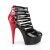 Pleaser DELIGHT-695 Plateau Sandalettes Patent Black EU-35 / US-5