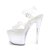 Pleaser DISCOLITE-708 Plateau Sandalettes Transparent Colorful EU-35 / US-5