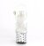 Pleaser DISCOLITE-708DOTS Plateau Sandalettes Transparent Colorful EU-38 / US-8