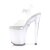 Pleaser DISCOLITE-808 Plateau Sandalettes Transparent Colorful EU-35 / US-5