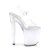 Pleaser DISCOLITE-808 Plateau Sandalettes Transparent Colorful EU-35 / US-5
