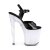 Pleaser DISCOLITE-809 Plateau Sandalettes Patent Black Colorful EU-38 / US-8