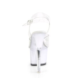 Pleaser ECHOLITE-708 Plateau Sandalettes Transparent Colorful EU-35 / US-5