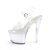 Pleaser ECHOLITE-708 Plateau Sandalettes Transparent Colorful EU-35 / US-5