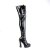 Pleaser ELECTRA-3023 Overknee Boots Patent Black EU-37 / US-7