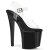 Pleaser ENCHANT-708 Plateau Sandalettes Transparent Black EU-35 / US-5