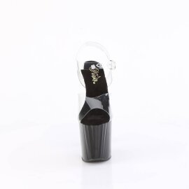 Pleaser ENCHANT-708 Plateau Sandalettes Transparent Black...