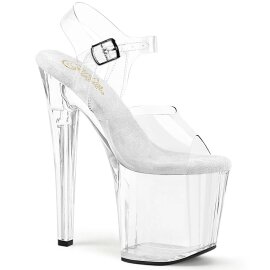 Pleaser ENCHANT-708 Plateau Sandalettes Transparent EU-35...