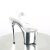 Pleaser ENCHANT-708 Plateau Sandalettes Chrome Transparent Silver EU-38 / US-8