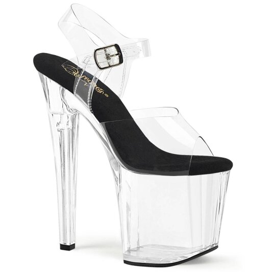 Pleaser ENCHANT-708 Plateau Sandalettes Transparent EU-38 / US-8