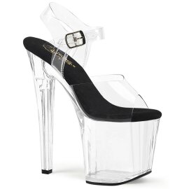 Pleaser ENCHANT-708 Plateau Sandalettes Transparent EU-38...
