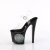 Pleaser ENCHANT-708LT-CIRCLE Plateau Sandalettes Transparent Black EU-35 / US-5